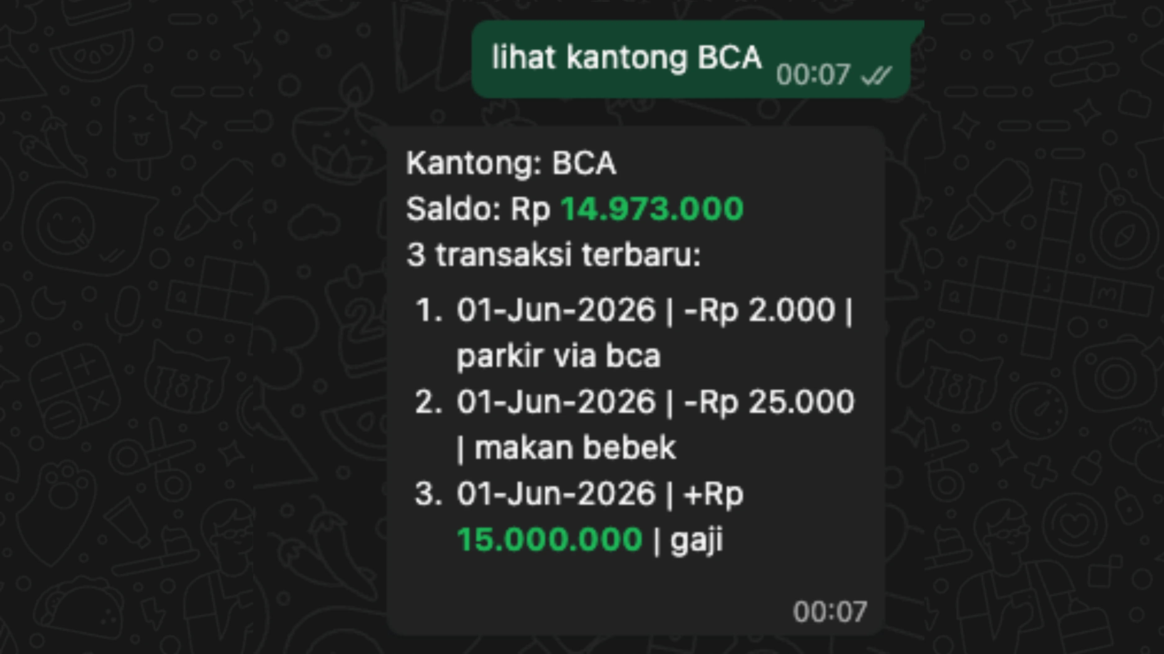 Placeholder gambar untuk Contoh 3: lihat kantong BCA